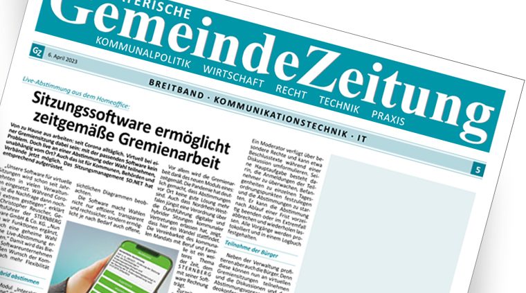 Titelseite Bayrische GemeindeZeitung - Ausgabe 2023-07